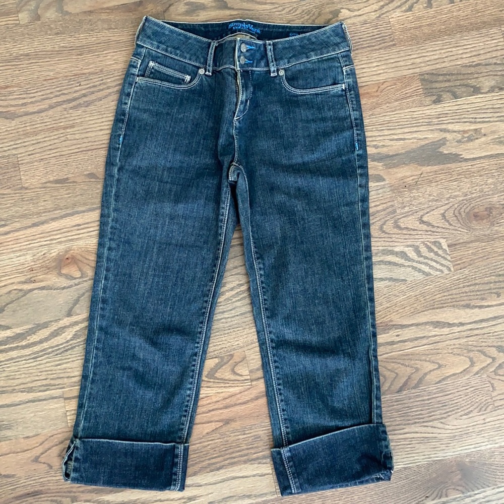 Simply Vera Wang Straight Cropped Pants Size 2